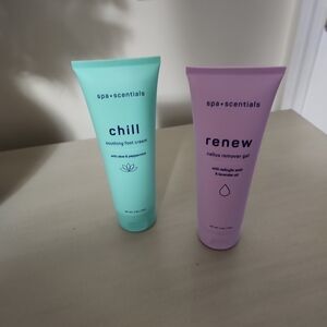 Spa Scentials Foot Cream and Callus Remover Set